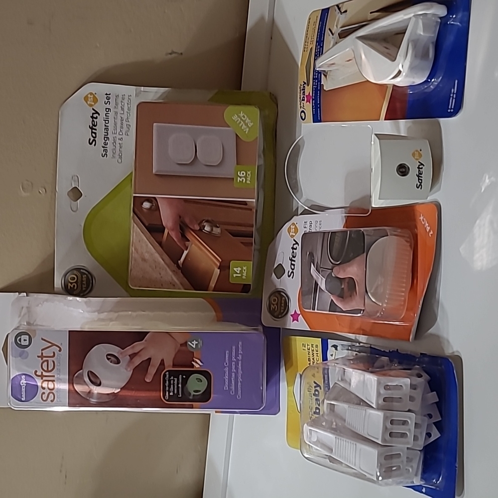 Baby proofing the house.